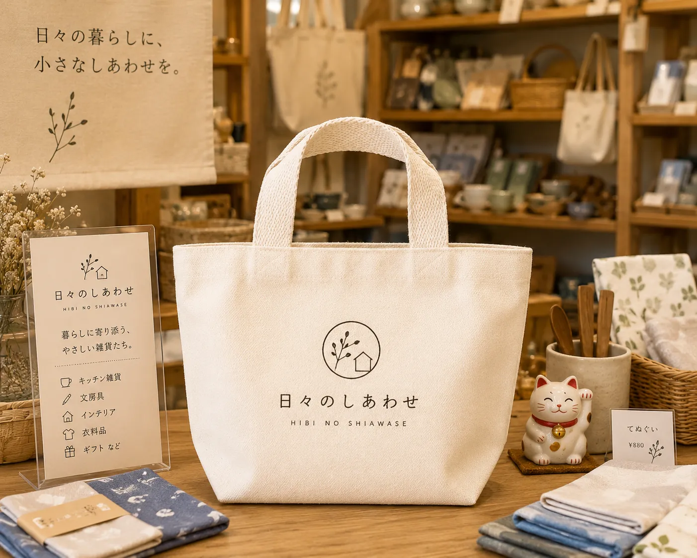 アパレルショップ向けミニトート